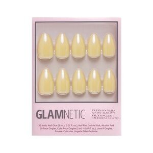 2 for $22 - Glamnetic Press On Nails - Yellow Pop